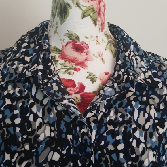 Elementz Button Front Blouse - Picture 3 of 8